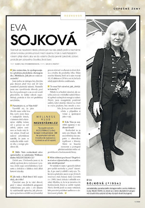 Rozhovor ÚSPĚŠNÉ ŽENY -  Eva Sojková - pro TOP CLASS